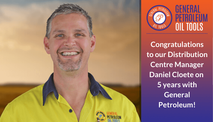 Congratulating Daniel Cloete on 5 Years with GP Congratulating Daniel Cloete on 5 Years with GP